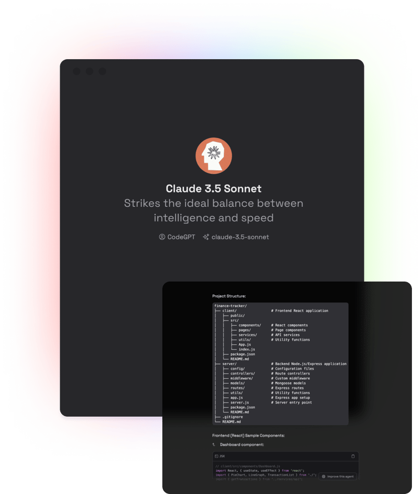 Try Claude 3.5 Sonnet in your IDE | CodeGPT